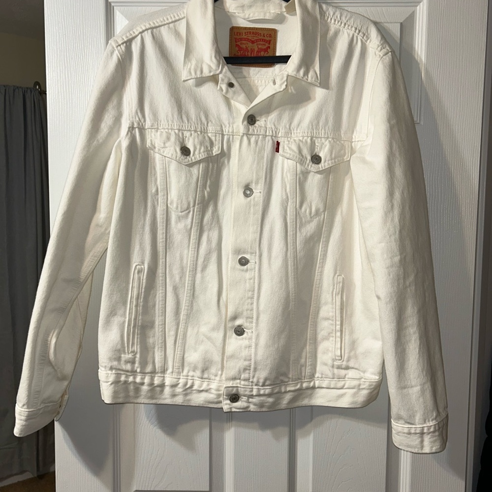 Levi's Classic White Denim Jacket